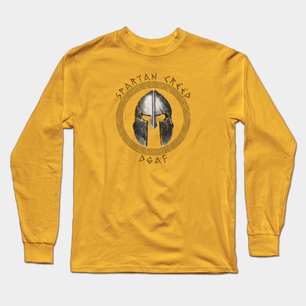 The Spartan Creed 2.0 Long Sleeve T-Shirt by 8 Fists of Tees